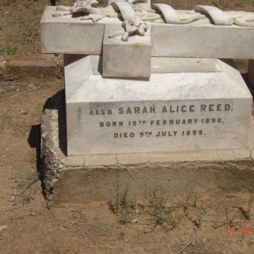REED Sarah Alice 1896-1899