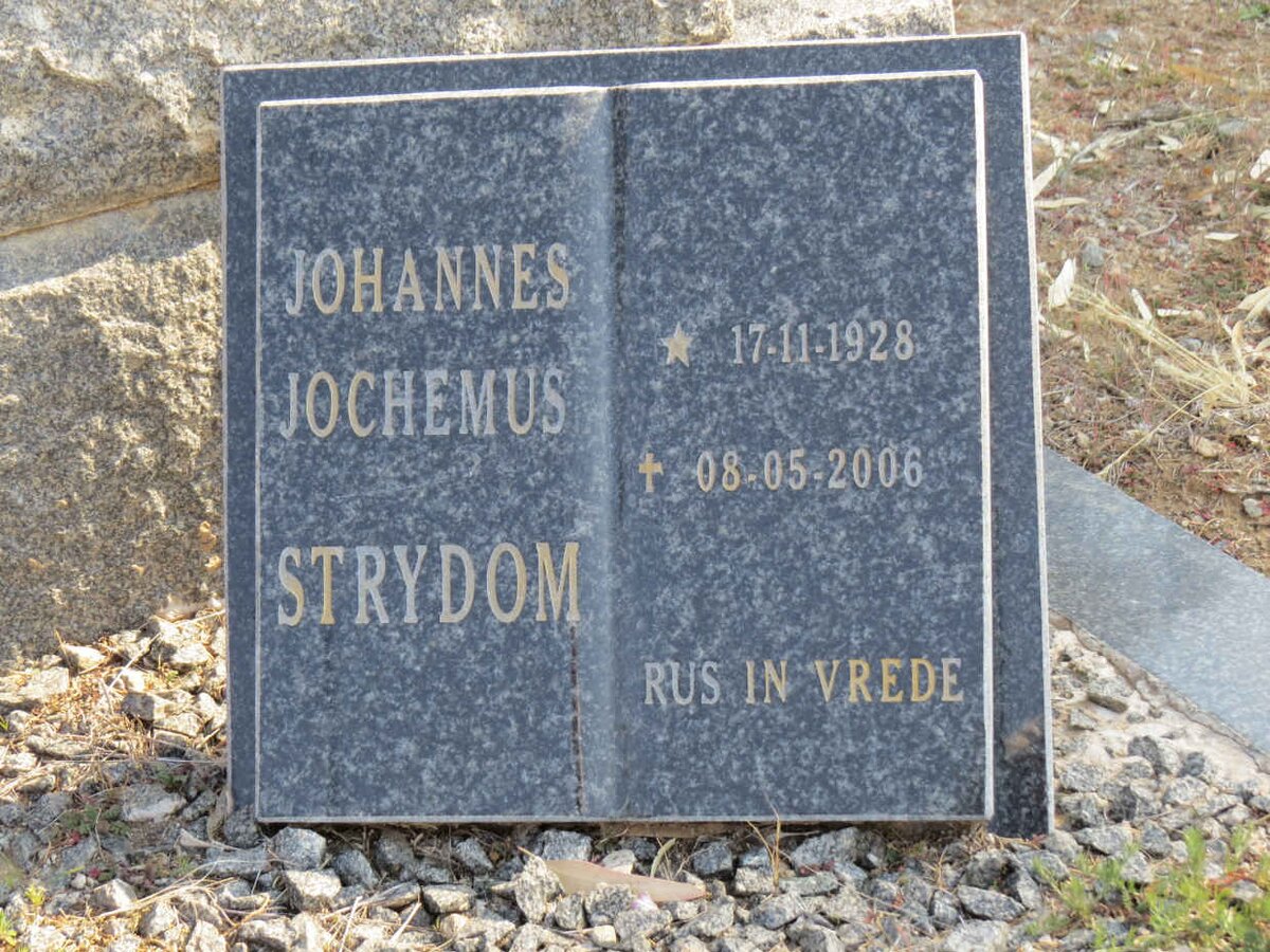 RUPPING Gideon Jacobus 1910-1955 &amp; Aletta C. Jacoba VAN NIEKERK 1925-2006 :: STRYDOM Johannes Jochemus 1928-2006