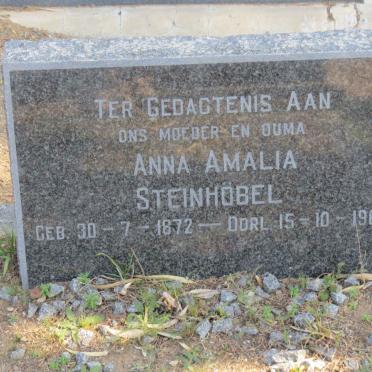 STEINHOBEL Anna Amalia 1872-1960