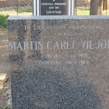 VILJOEN Martin Carel 1901-1969