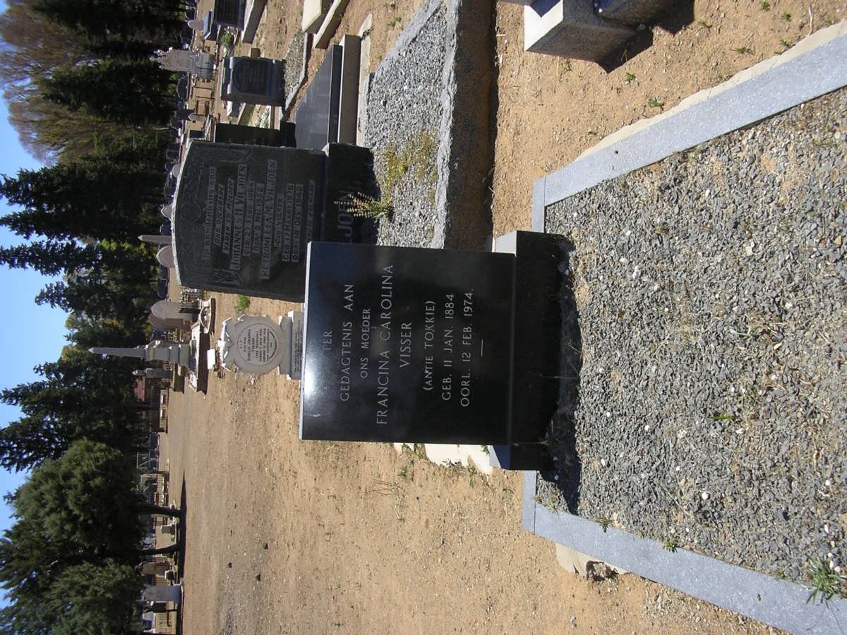 VISSER Francina Carolina 1884-1974