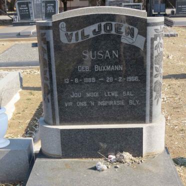 VILJOEN Albertus 1888-1970 &amp; Susan BUXMANN 1888-1966