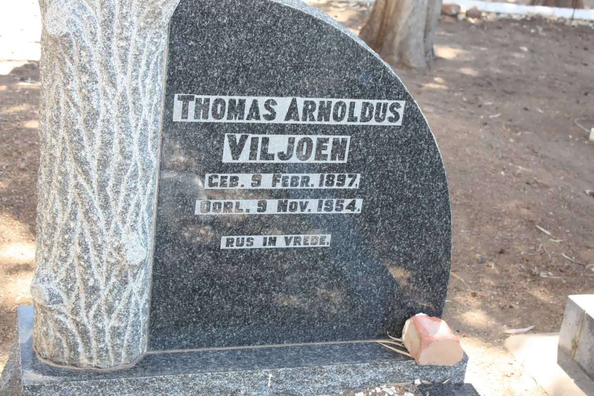 VILJOEN Thomas Arnoldus 1897-1954