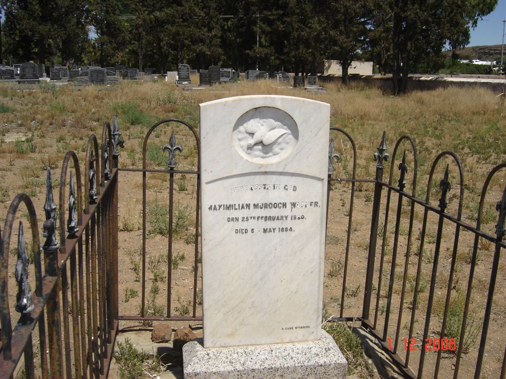 WARNER Maximilian Murdoch 1880-1884