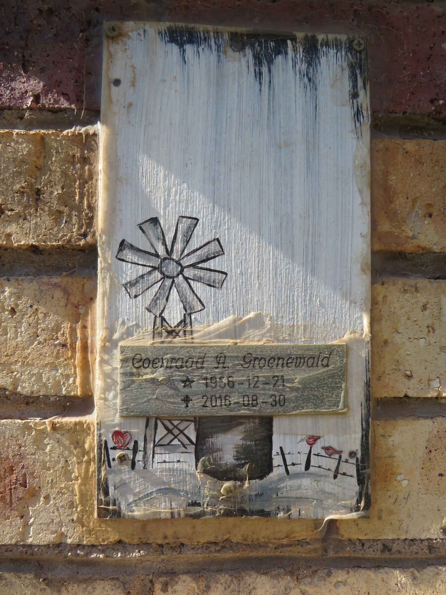 GROENEWALD Coenraad A. 1956-2016