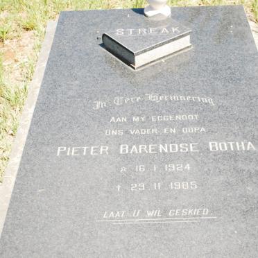BOTHA Pieter Barendse 1924-1985