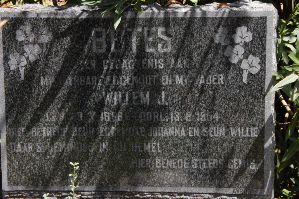 BOTES Willem J. 18?6-1954