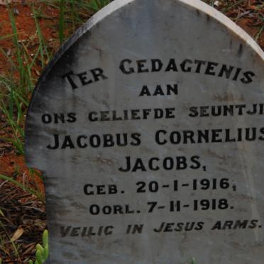 JACOBS Jacobus Cornelius 1916-1918