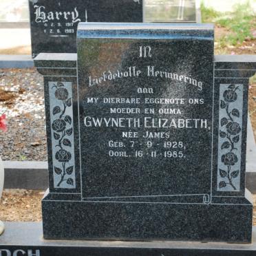 MYBURGH Gwyneth Elizabeth nee JAMES 1928-1985