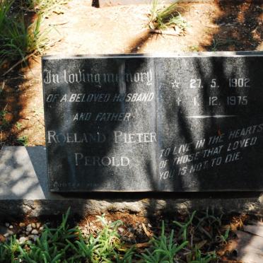 PEROLD Roeland Pieter 1902-1975