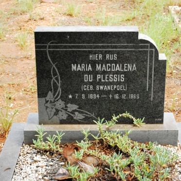 PLESSIS Maria Magdalena, du nee SWANEPOEL 1894-1966
