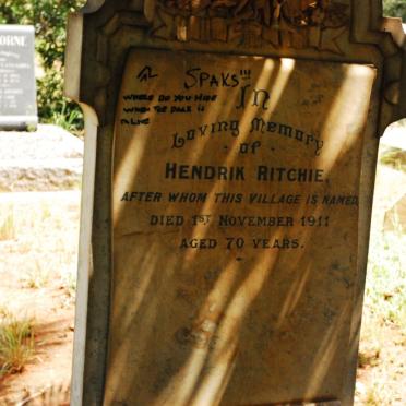 RITCHIE Hendrik -1911