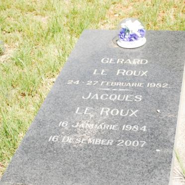 ROUX Gerard, le 1982-1982 :: LE ROUX Jacques 1984-2007