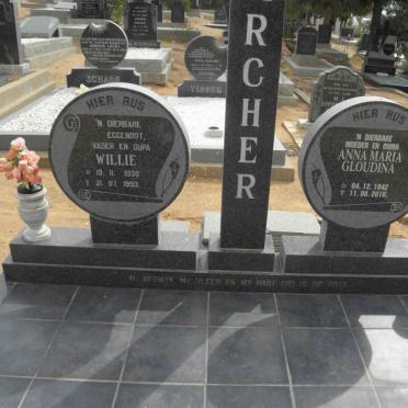 ARCHER Willie 1938-1993 &amp; Anna Maria Gloudina 1942-2010