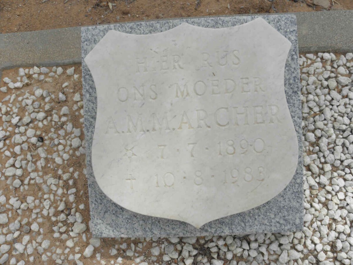 ARCHER A.M.M. 1890-1988