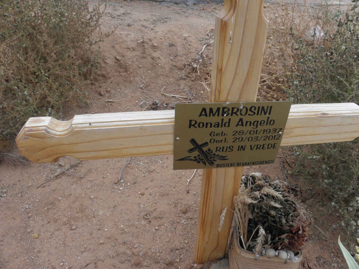 AMBROSINI Ronald Angelo 1937-2012