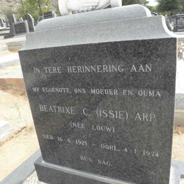 ARP Beatrixe C. nee LOUW 1921-1974