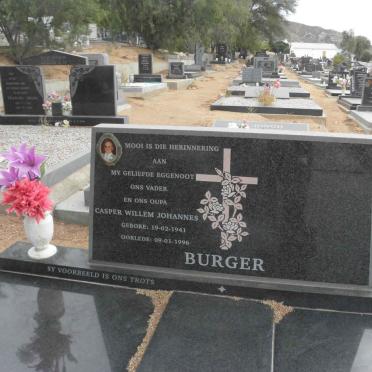 BURGER Casper Willem Johannes 1941-1996