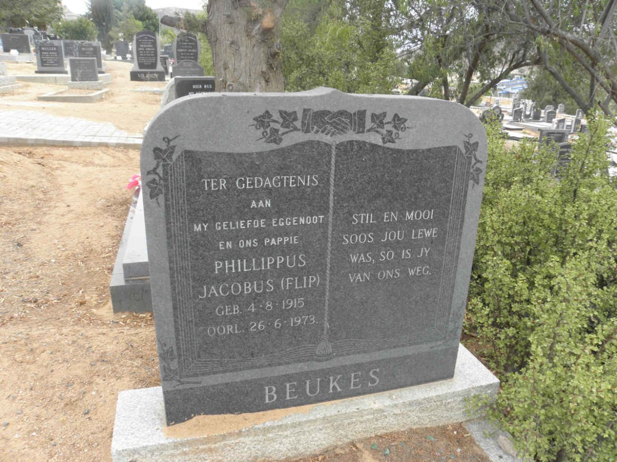 BEUKES Phillippus Jacobus 1915-1973