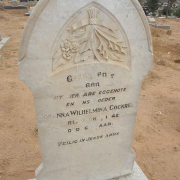 COCKRELL Johanna Wilhelmina -1942
