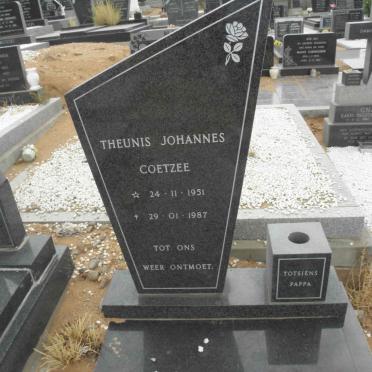 COETZEE Theunis Johannes 1951-1987