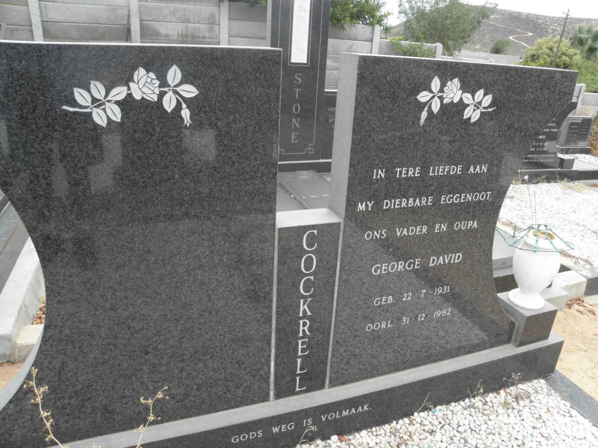 COCKRELL George David 1931-1982