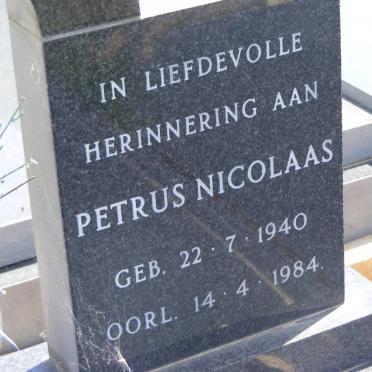 COETZEE Petrus Nicolaas 1940-1984