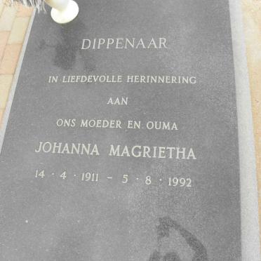 DIPPENAAR Johanna Magrietha 1911-1992