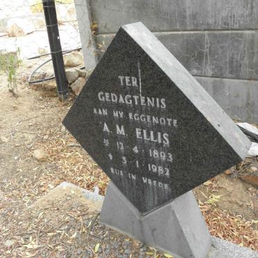 ELLIS A.M. 1893-1982