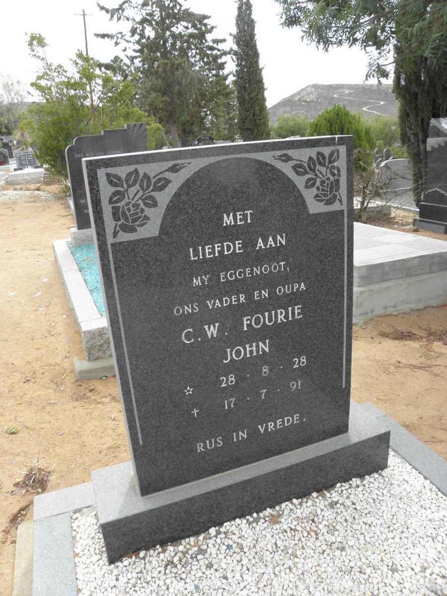 FOURIE C.W. 1928-1991