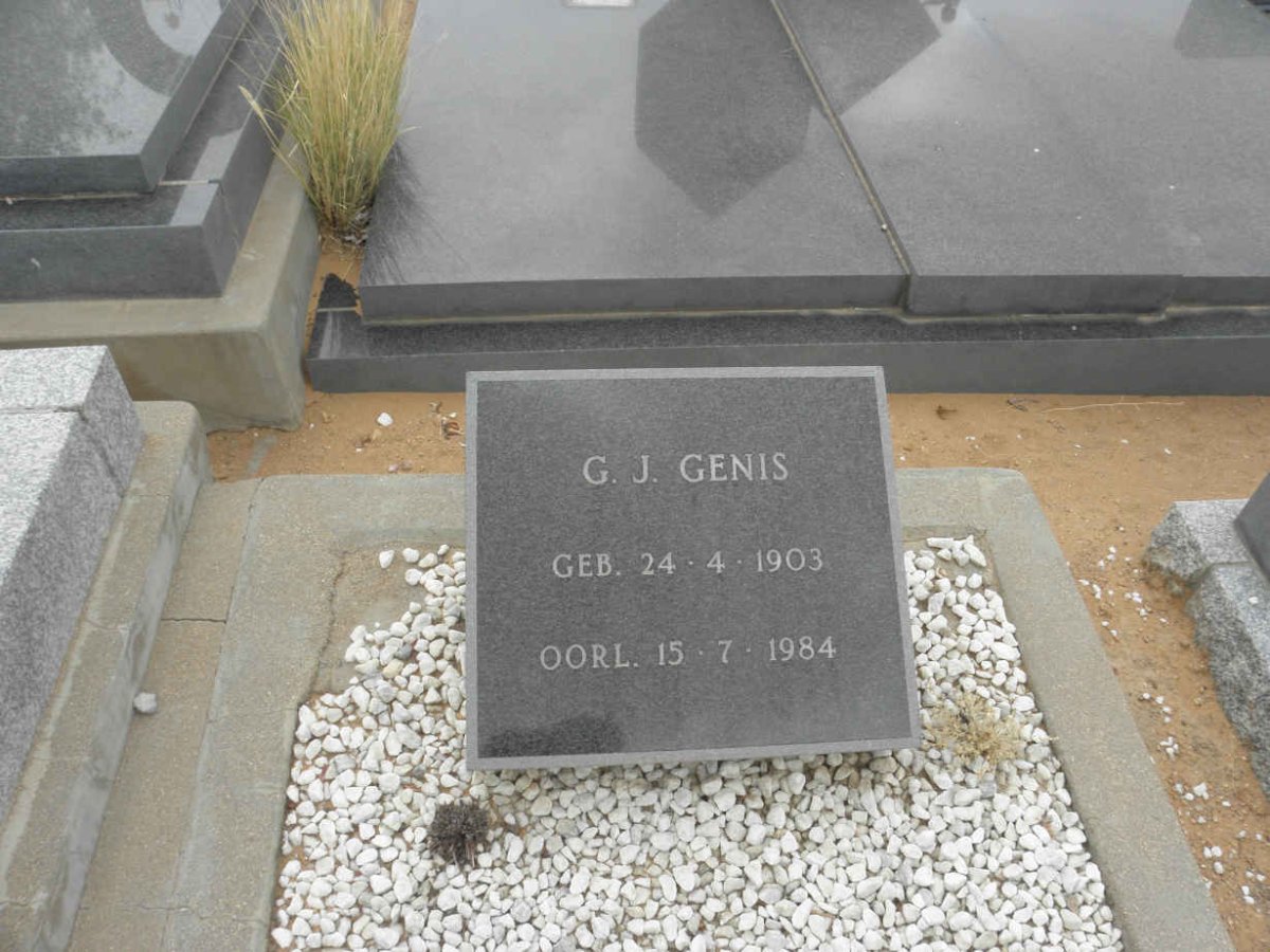 GENIS G.J. 1903-1984