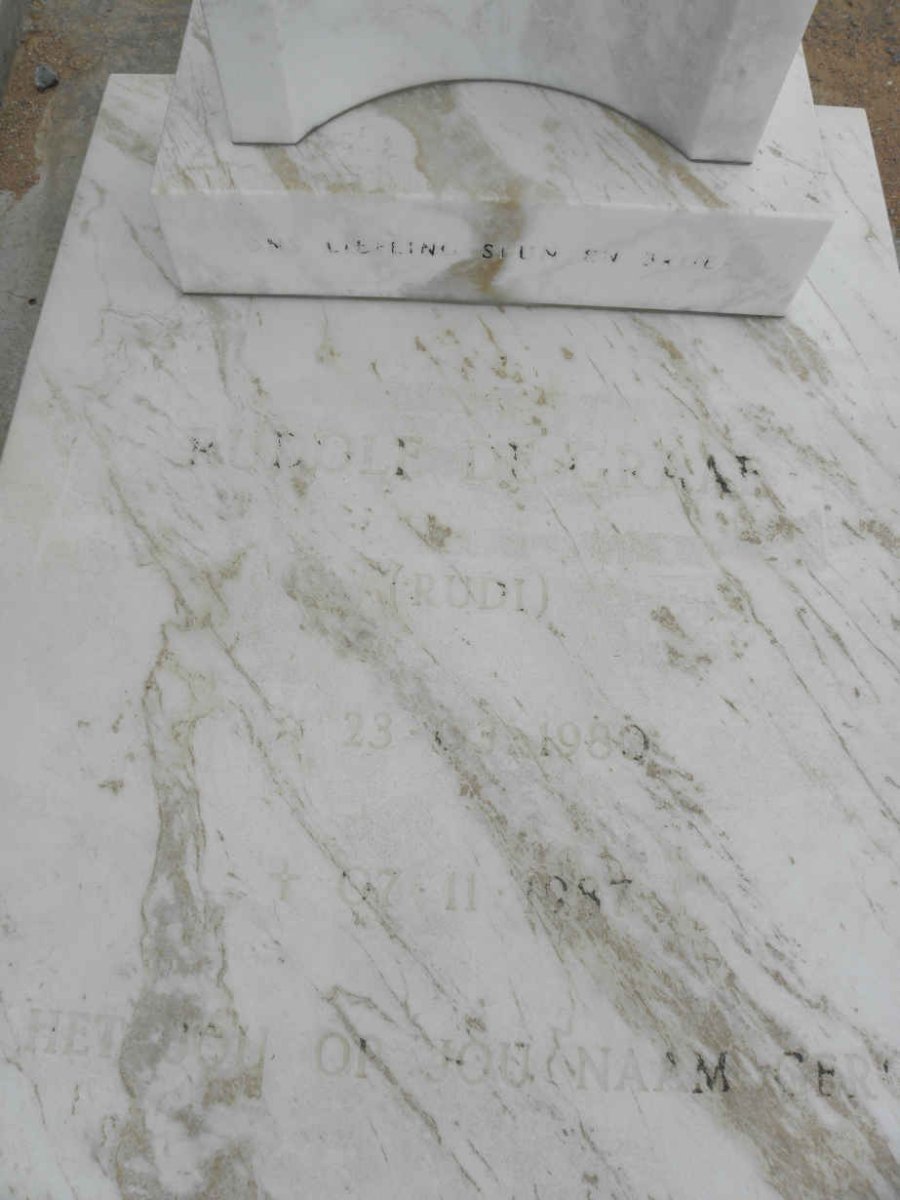 GENIS Rudolf De? 1980-1987