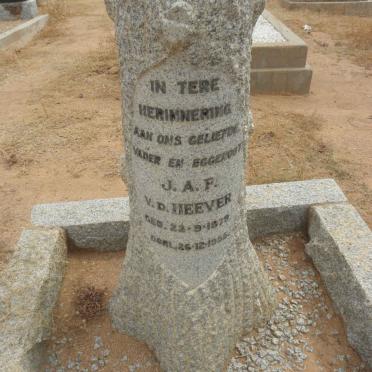 HEEVER J.A.F., v.d. 1879-1956