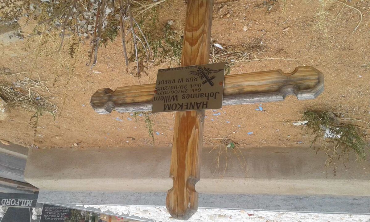 HANEKOM Johannes Willem 1935-2015