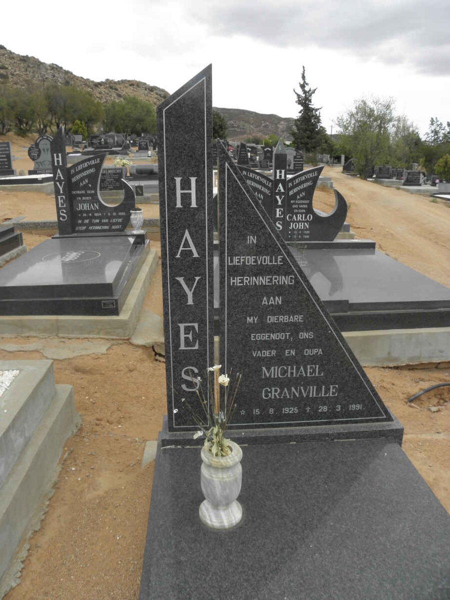 HAYES Michael Granville 1925-1991