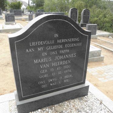 HEERDEN Marius Johannes, van 1920-1974