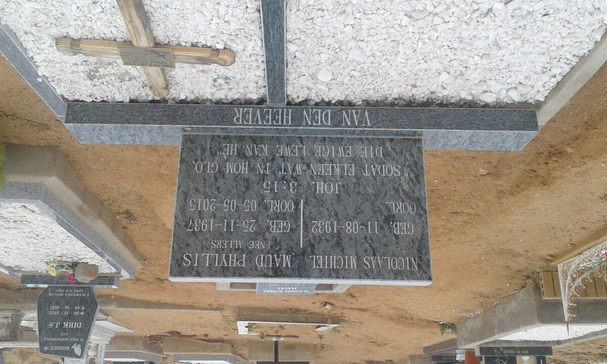 HEEVER Nicolaas Michiel, van den 1932- &amp; Maud Phyllis ALLERS 1937-2015