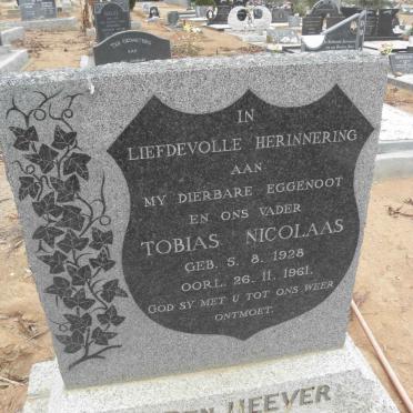 HEEVER Tobias Nicolaas, van den 1928-1961