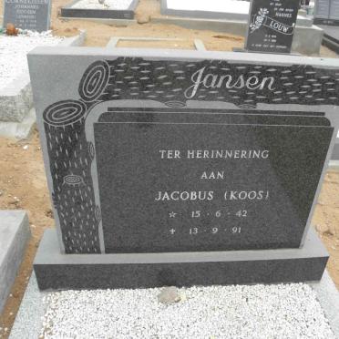 JANSEN Jacobus 1942-1991