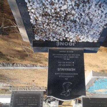 JOONÉ Hermanus 1929-2014