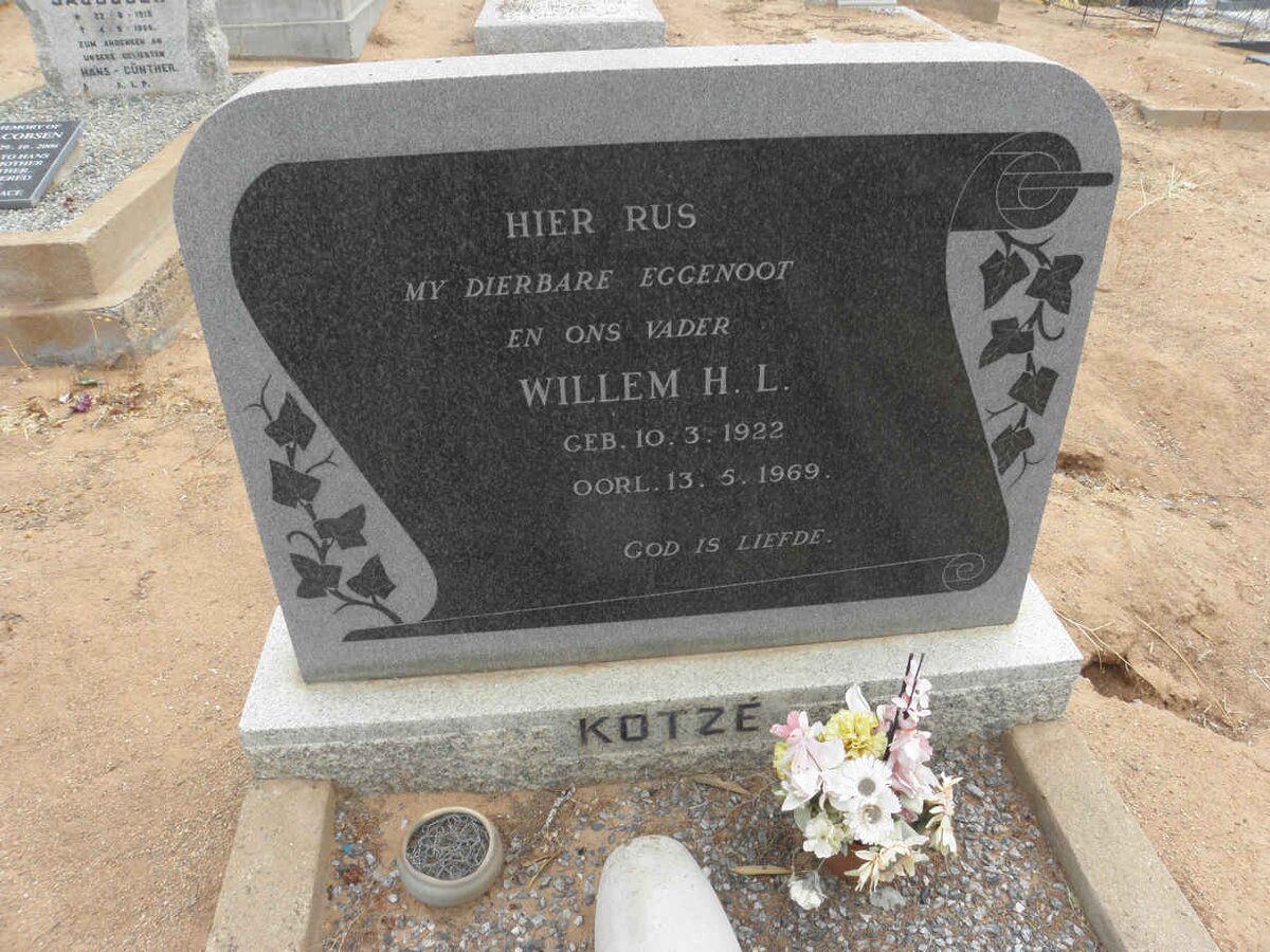 KOTZÉ Willem H.L. 1922-1969