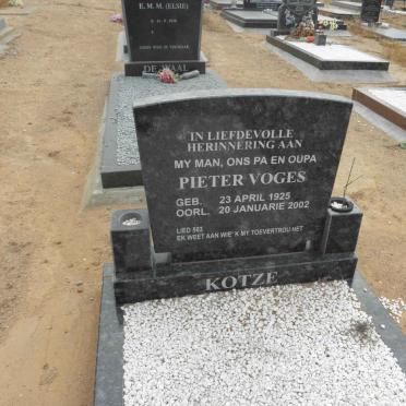 KOTZE Pieter Voges 1925-2002
