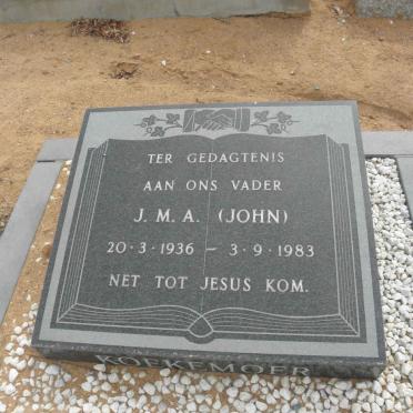 KOEKEMOER J.M.A. 1936-1983