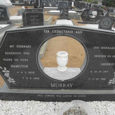 MURRAY Hamilton 1905-1989 &amp; Herrie 1907-2000