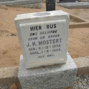 MOSTERT J.H. 1932-1955