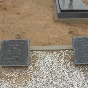 MOSTERT Eduward A. 1894-1980 &amp; Johanna C.E. KOTZE 1904-1974