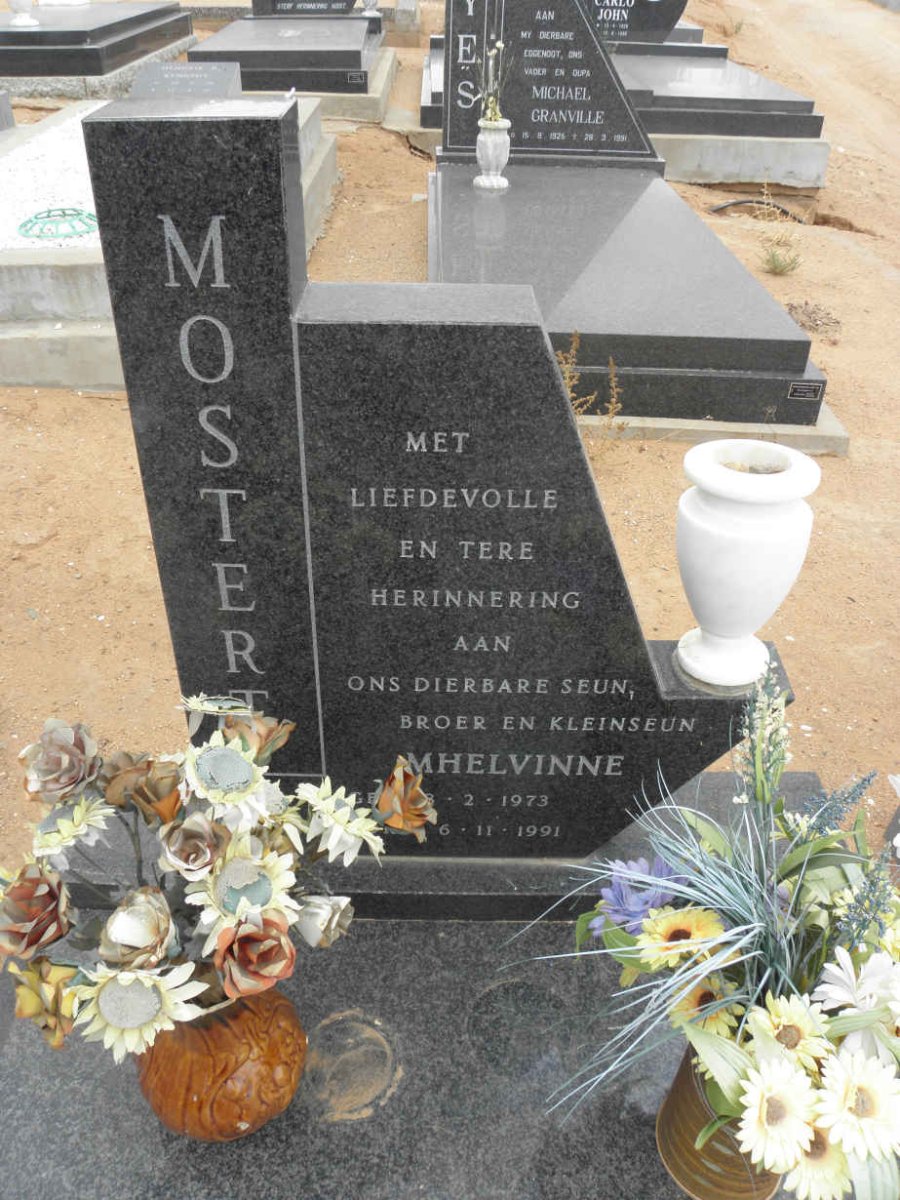 MOSTERT Mhelvinne 1973-1991