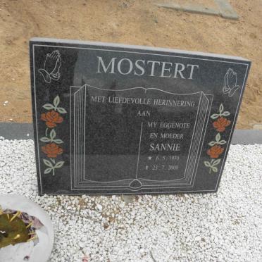 MOSTERT Sannie 1930-2000