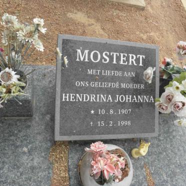 MOSTERT Hendrina Johanna 1907-1998