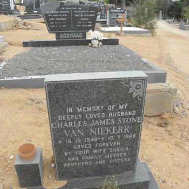 NIEKERK Charles James Stone, van 1948-1988
